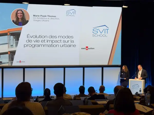 Conférence | L’évolution des modes de vie et l’impact sur la programmation urbaine, Journée romande de l'estimation immobilière, SVIT School