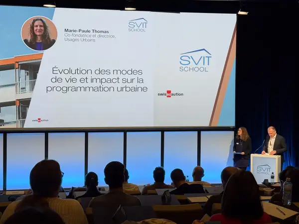 Conférence | L’évolution des modes de vie et l’impact sur la programmation urbaine, Journée romande de l'estimation immobilière, SVIT School